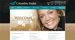 Desktop Screenshot of columbiasmiles.com